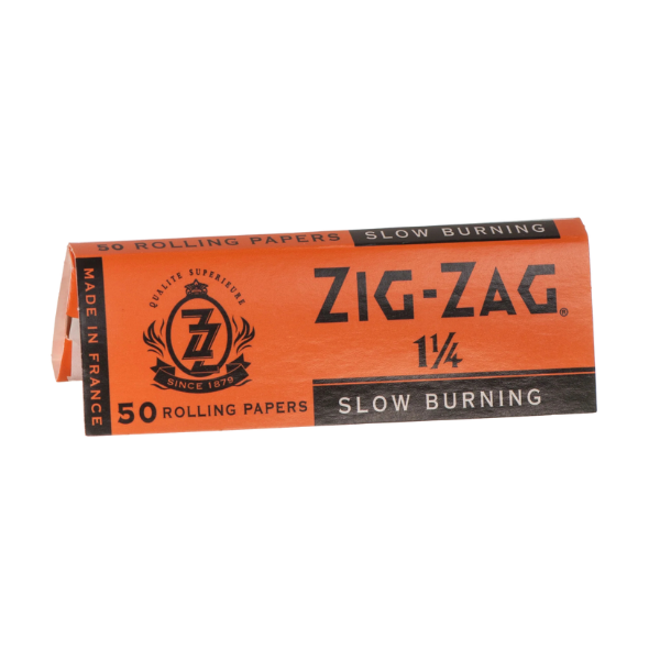 Zig Zag Paper / Slow Burning Orange Pack 1 1/4